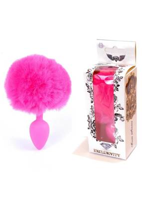 Plug - Jewellery Silicon - Bunny Tail Pink