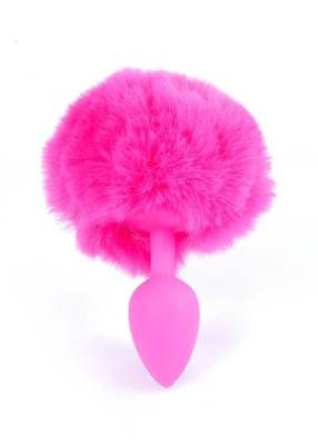 Plug - Jewellery Silicon - Bunny Tail Pink