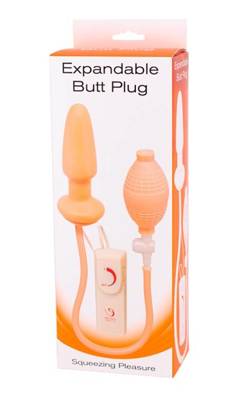 Pompowana Wibrująca Zatyczka Analna - Expandable Butt Plug