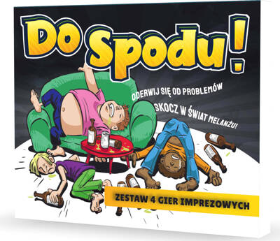 SUPER GRA Do Spodu ! Zestaw 4 Gier Imprezowych