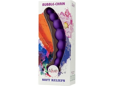 Silikonowe Kuleczki Analne z Uchwytem - Alive Bubble Chain