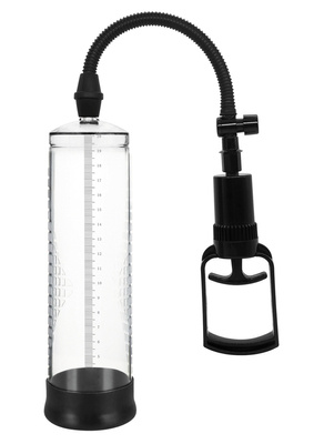 Ssąca Pompka Próżniowa Do Wydłużania Prącia - Powerpump MAX Black&Clear