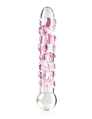 Szklane Dildo z Wypustkami Icicles No 7 Pipedream