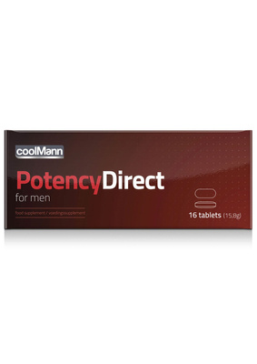 Tabletki Erekcyjne - coolMann Potency Direct For Men 16 Tabletek