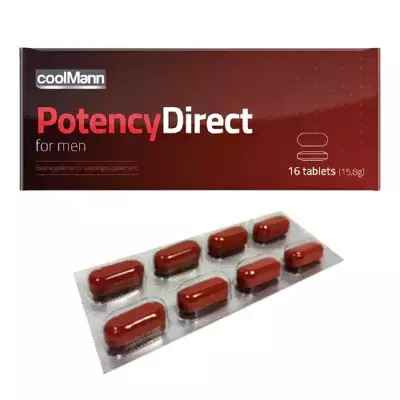 Tabletki Erekcyjne - coolMann Potency Direct For Men 16 Tabletek