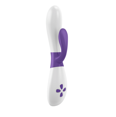 Wibrator ze Stymulatorem Łechtaczki  Ovo K2 Rabbit Lilac White