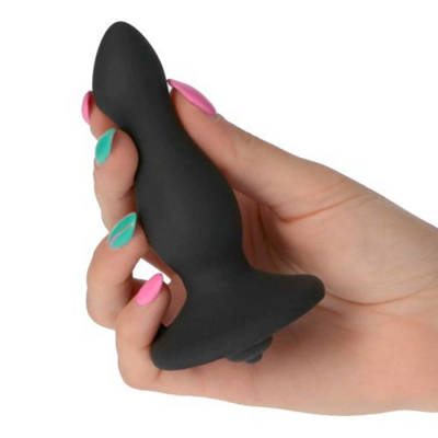 Wibrująca Wtyczka Analna z Przyssawką - Butt Plug With Suction Cup