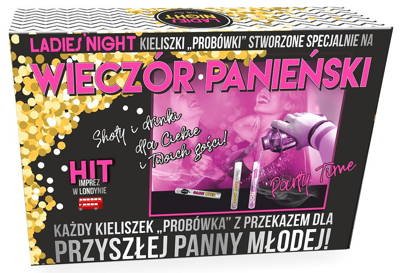 Zestaw 6 Kieliszków-Probówek 60ml - Ladies Night