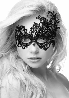 Zmysłowa Maseczka Wenecka - Lace Eye-Mask - Royal