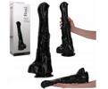 Czarne Końskie Dildo! Pegasus Horse Dildo Real Rapture Natural Living 40 cm