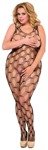 Czarny Bodystocking She-Cat SoftLine 6254 Plus Size