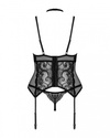 Czarny Gorset z Chokerem - Obsessive Elizenes