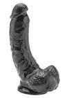 Naturalne Dildo Członek Z Jądrami - Get Real 8" 22cm