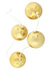 Poczwórne Metalizowane Kule Gejszy 4 Gold Vibro Balls