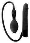 Pompowany Wibrator Wielofunkcyjny Inflatable Vibrator Black