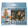 Puszyste Cętkowane Kajdanki - Love Cuffs Lampart