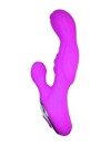 Silikonowy Wibrator Wielofunkcyjny - Easy Love Victoria Purple